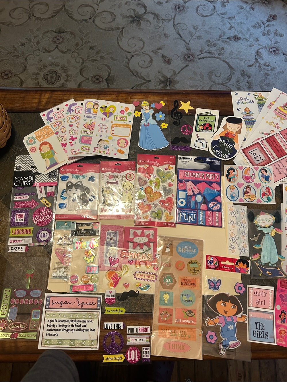 American Girl and Lots more Scrapbooking Stickers Bundle!